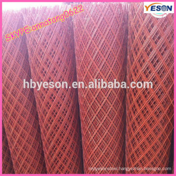 color Painted expanded mesh/10x25mm Expanded metal panel/expanded steel sheets 1.5m